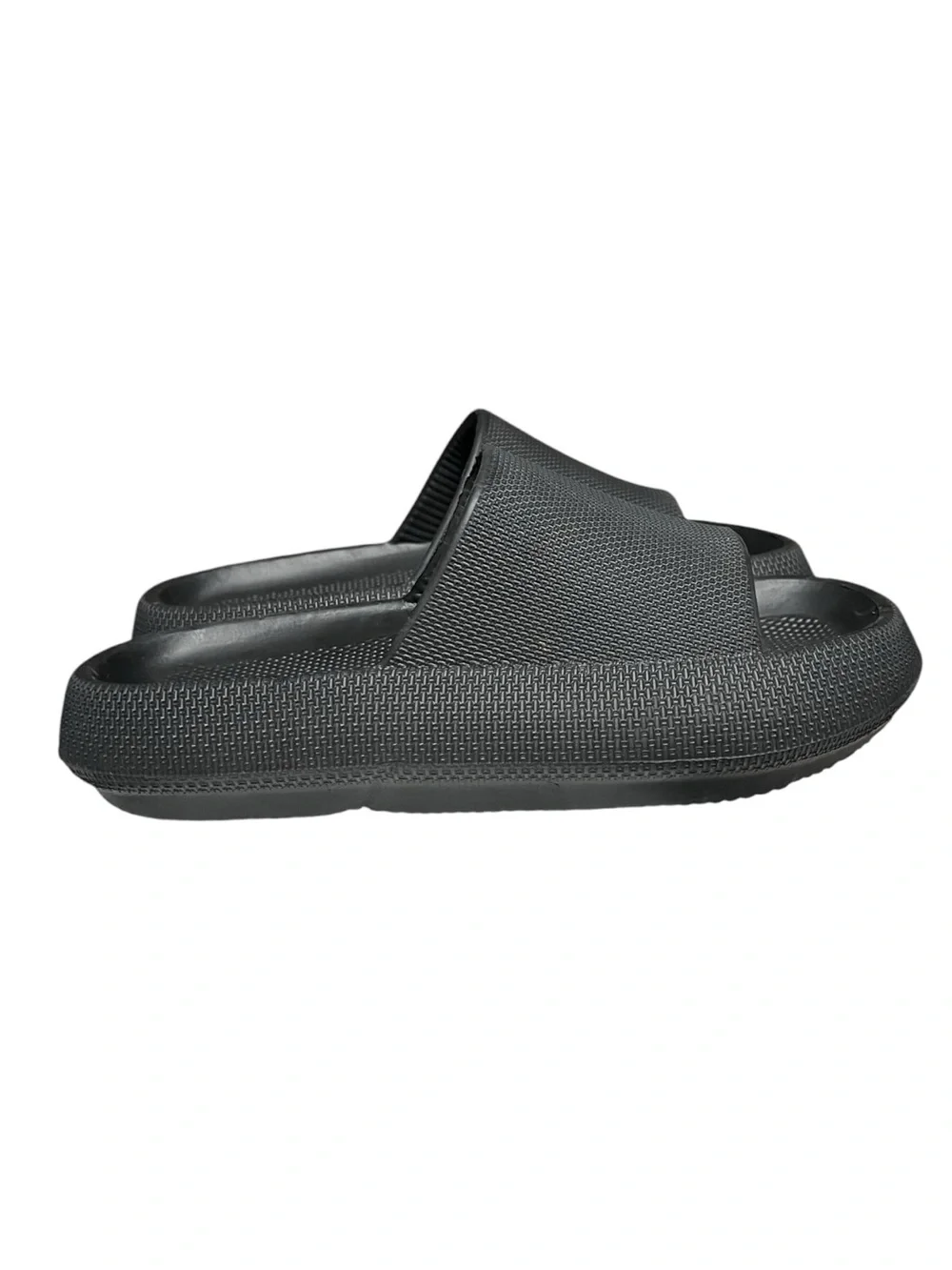 🌻NEW Madden Mjett Slide Sandals Black Textured Cushioned Comfort Slides Men's 9